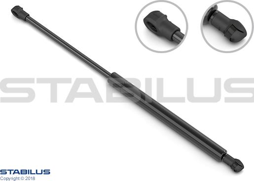 STABILUS 524371 - Gas Spring, boot, cargo area xparts.lv