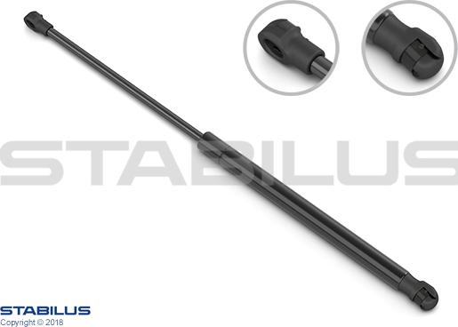 STABILUS 022929 - Gas Spring, boot, cargo area xparts.lv
