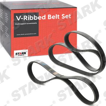 Stark SKRBS-1200017 - V-Ribbed Belt Set xparts.lv