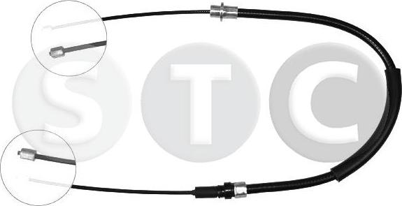 STC T480064 - Тросик, cтояночный тормоз xparts.lv