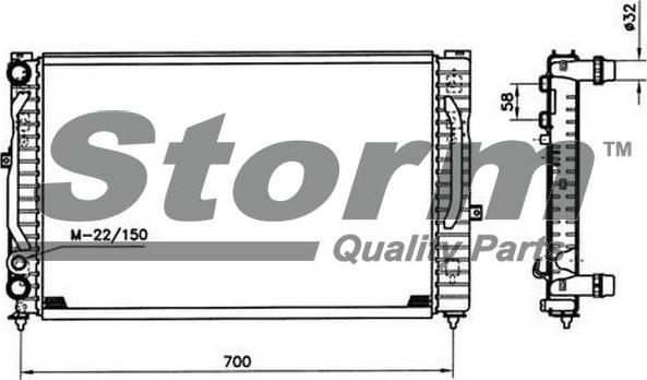 Storm 78091 - Belt Pulley, crankshaft xparts.lv