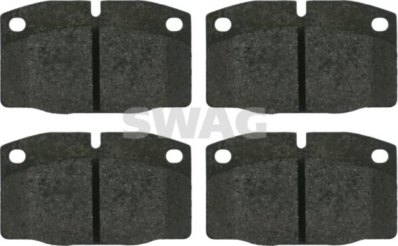 Swag 40 91 6203 - Тормозные колодки, дисковые, комплект xparts.lv