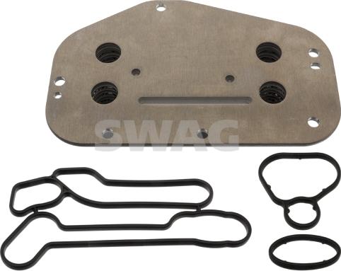 Swag 40 10 0088 - Oil Cooler, engine oil xparts.lv