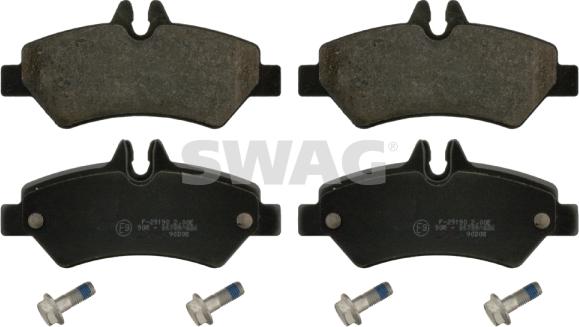 Swag 30 91 6735 - Brake Pad Set, disc brake xparts.lv