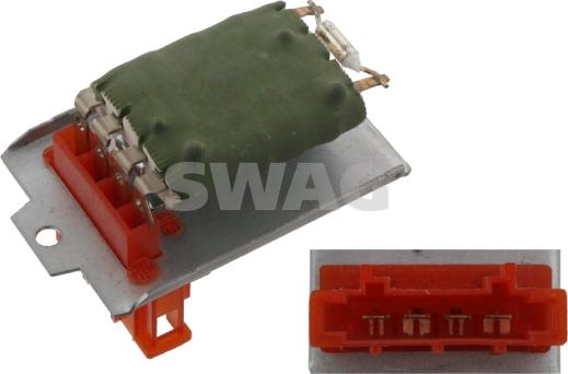 Swag 30 93 2178 - Resistor, interior blower xparts.lv