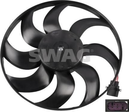 Swag 30 92 6860 - Вентилятор, охлаждение двигателя xparts.lv