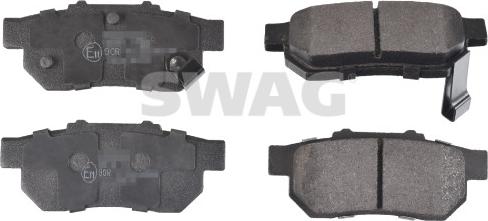 Swag 33 10 7285 - Тормозные колодки, дисковые, комплект xparts.lv