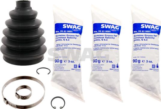 Swag 20 92 9250 - Bellow, drive shaft xparts.lv