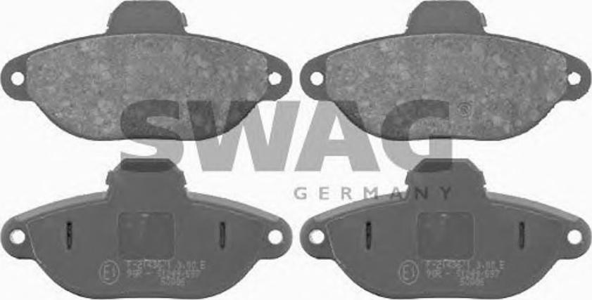 Swag 70916092 - Brake Pad Set, disc brake xparts.lv