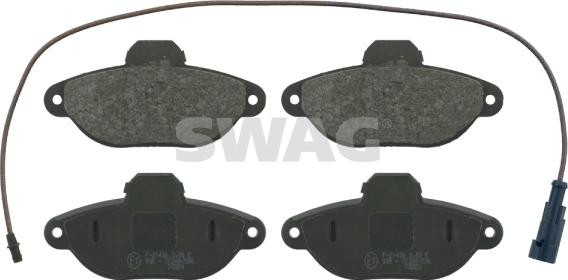 Swag 70 91 6084 - Brake Pad Set, disc brake xparts.lv