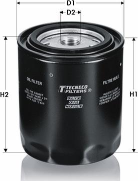 Tecneco Filters OL526 - Eļļas filtrs xparts.lv