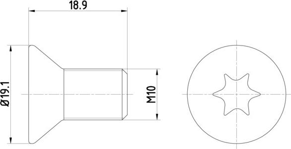 Textar TPM0010 - Болт, диск тормозного механизма xparts.lv