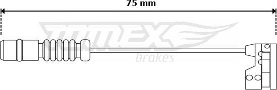 TOMEX brakes TX 30-92 - Indikators, Bremžu uzliku nodilums xparts.lv