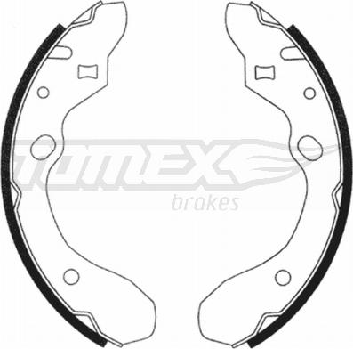 TOMEX brakes TX 20-91 - Bremžu loku komplekts xparts.lv