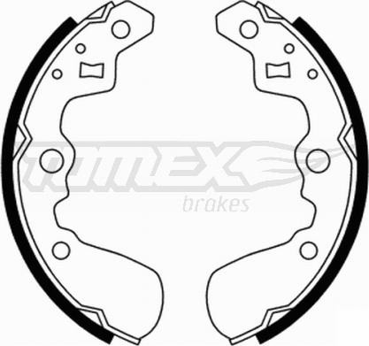 TOMEX brakes TX 21-89 - Bremžu loku komplekts xparts.lv