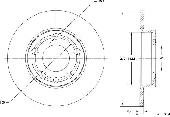 TOMEX brakes TX 73-06 - Bremžu diski xparts.lv
