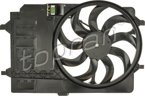 Topran 501 972 - Fan, radiator xparts.lv