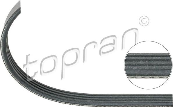 Topran 500 689 - V-Ribbed Belt xparts.lv