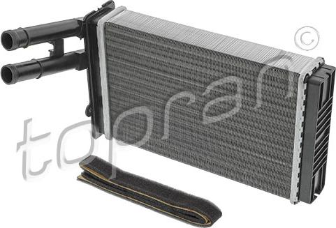 Topran 107 407 - Heat Exchanger, interior heating xparts.lv