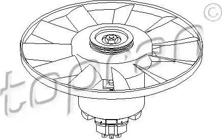 Topran 107 715 - Fan, radiator xparts.lv