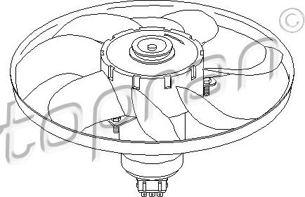 Topran 107 711 - Ventilators, Motora dzesēšanas sistēma xparts.lv