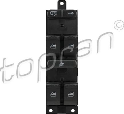 Topran 114 289 - Switch, door lock system xparts.lv