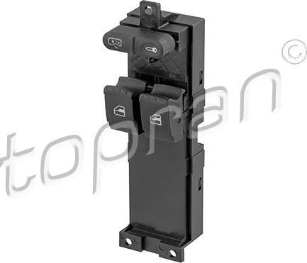 Topran 116 029 - Switch, door lock system xparts.lv