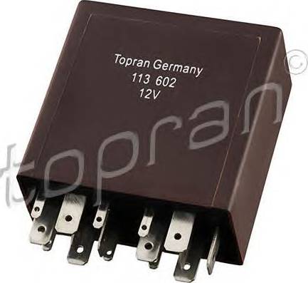Topran 113602755 - Relay, wipe / wash interval xparts.lv