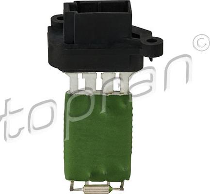 Topran 304 210 - Resistor, interior blower xparts.lv