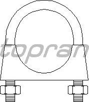 Topran 202494685 - Pipe Connector, exhaust system xparts.lv