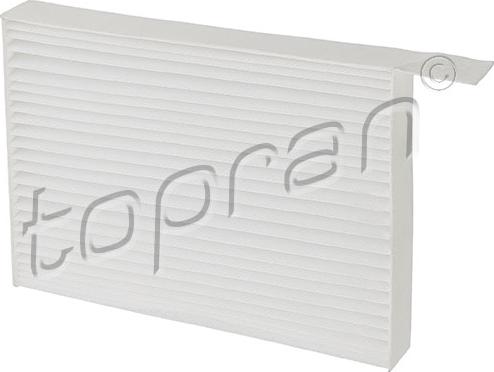 Topran 207 480 - Фильтр воздуха в салоне xparts.lv