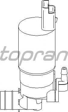 Topran 207666755 - Водяной насос, система очистки окон xparts.lv