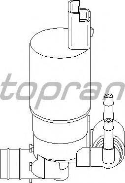 Topran 720299755 - Ūdenssūknis, Stiklu tīrīšanas sistēma xparts.lv
