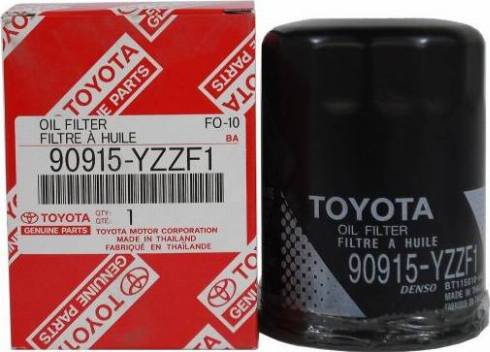 TOYOTA 90915YZZF1 - Oil Filter xparts.lv