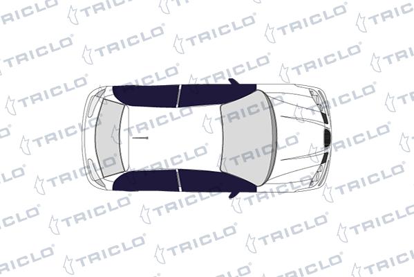 Triclo 124721 - Durų rankenėlė xparts.lv