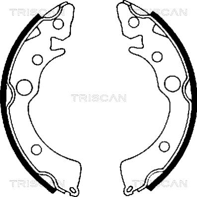 Triscan 8100 40418 - Bremžu loku komplekts xparts.lv