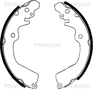 Triscan 8100 42568 - Bremžu loku komplekts xparts.lv