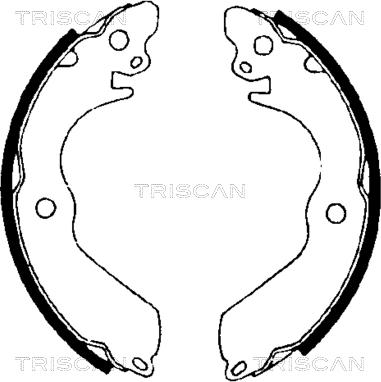 Triscan 8100 42533 - Brake Shoe Set xparts.lv