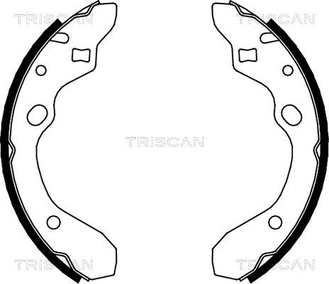 Triscan 8100 50546 - Bremžu loku komplekts xparts.lv