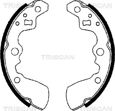 Triscan 8100 69550 - Bremžu loku komplekts xparts.lv