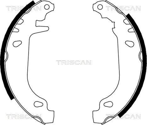Triscan 8100 10545 - Bremžu loku komplekts xparts.lv