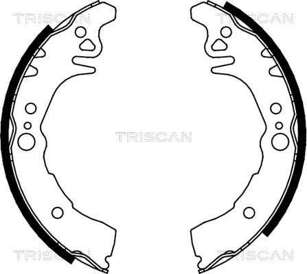 Triscan 8100 10026 - Bremžu loku komplekts xparts.lv