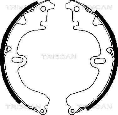 Triscan 8100 13392 - Bremžu loku komplekts xparts.lv