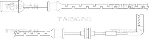 Triscan 8115 24015 - Indikators, Bremžu uzliku nodilums xparts.lv