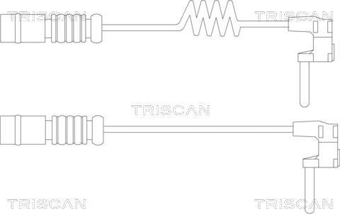 Triscan 8115 23020 - Indikators, Bremžu uzliku nodilums xparts.lv