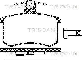 Triscan 8110 10116 - Brake Pad Set, disc brake xparts.lv