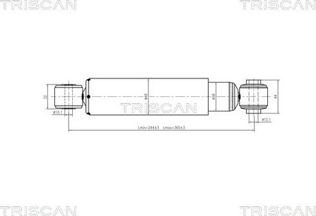 Triscan 8705 15203 - Shock Absorber xparts.lv