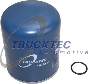 Trucktec Automotive 01.36.001 - Gaisa sausinātāja patrona, Gaisa kompresors xparts.lv