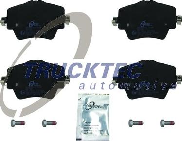 Trucktec Automotive 08.35.203 - Тормозные колодки, дисковые, комплект xparts.lv