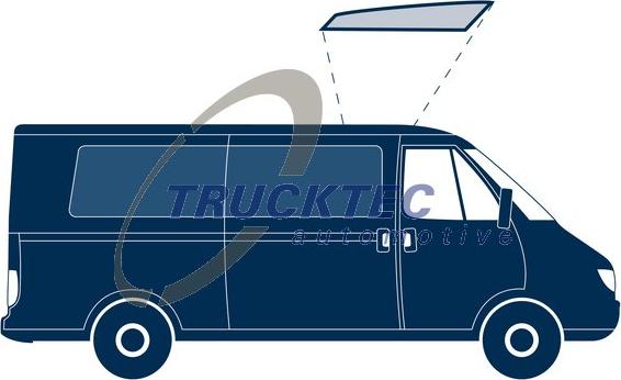 Trucktec Automotive 02.54.056 - Прокладка, сдвигаемая панель крыши xparts.lv